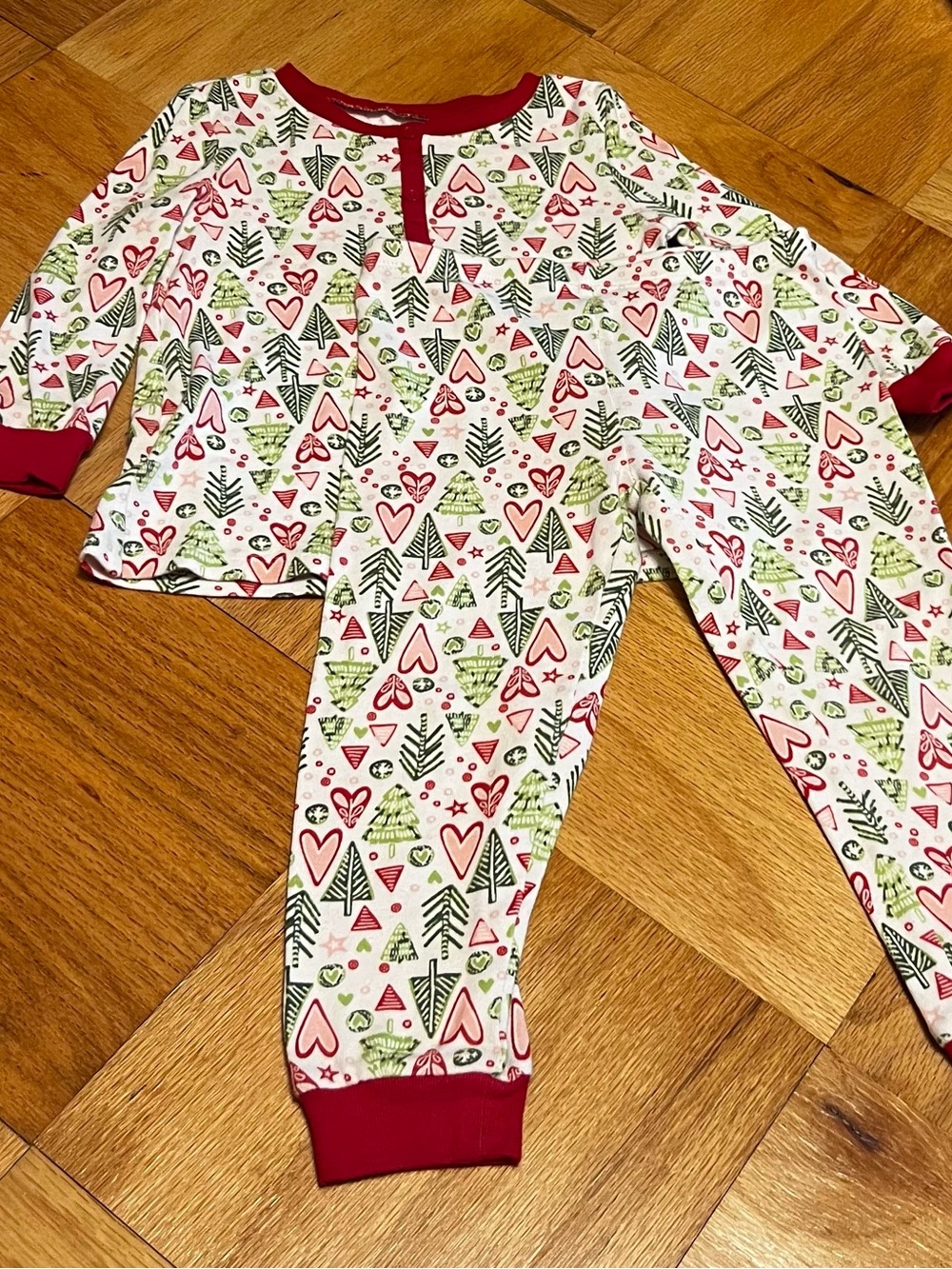American Girl Hearts & Pines Holiday Cotton PJs for Girls